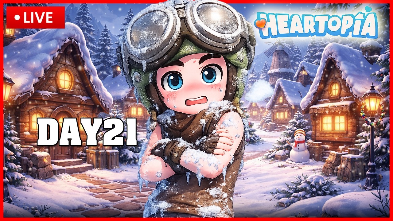 🔴 Heartopia | Day 21 สร้างที่ซุกหัวนอน #mobydick #heartopia #farming #lifesimulation #games