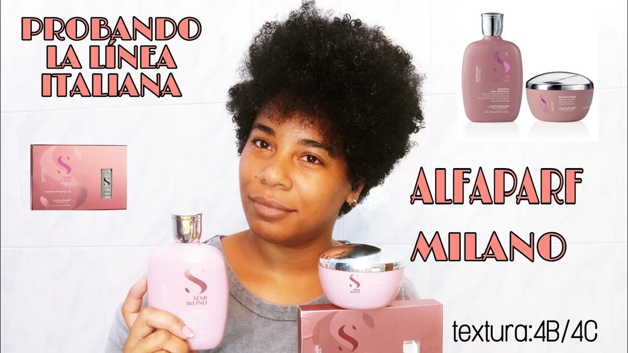 PROBANDO PRODUCTOS ITALIANOS ALFAPARF MILANO