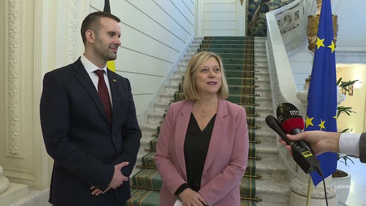 Brisel: Milojko Spajić - Elian Tilije, predsjednica Predstavničkog doma Belgije