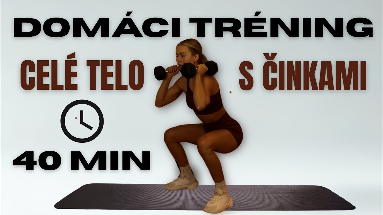 Домашняя тренировка с гантелями | 40 мин. Силовая тренировка всего тела + HIIT