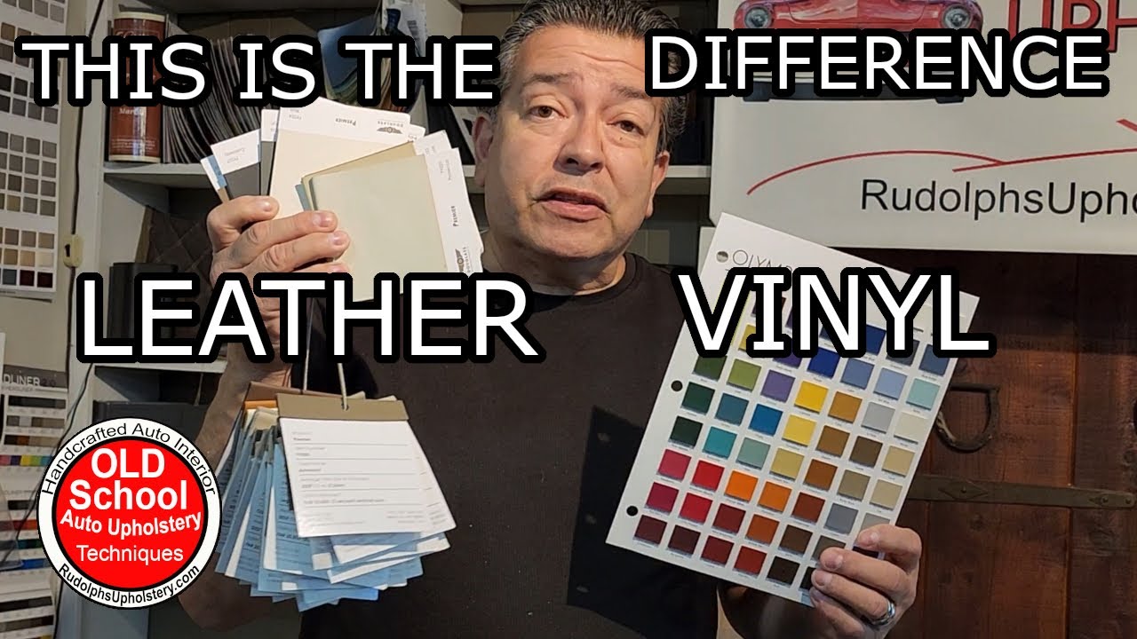 Leather vs Vinyl: Key Differences Every Beginner Upholsterer Must Know