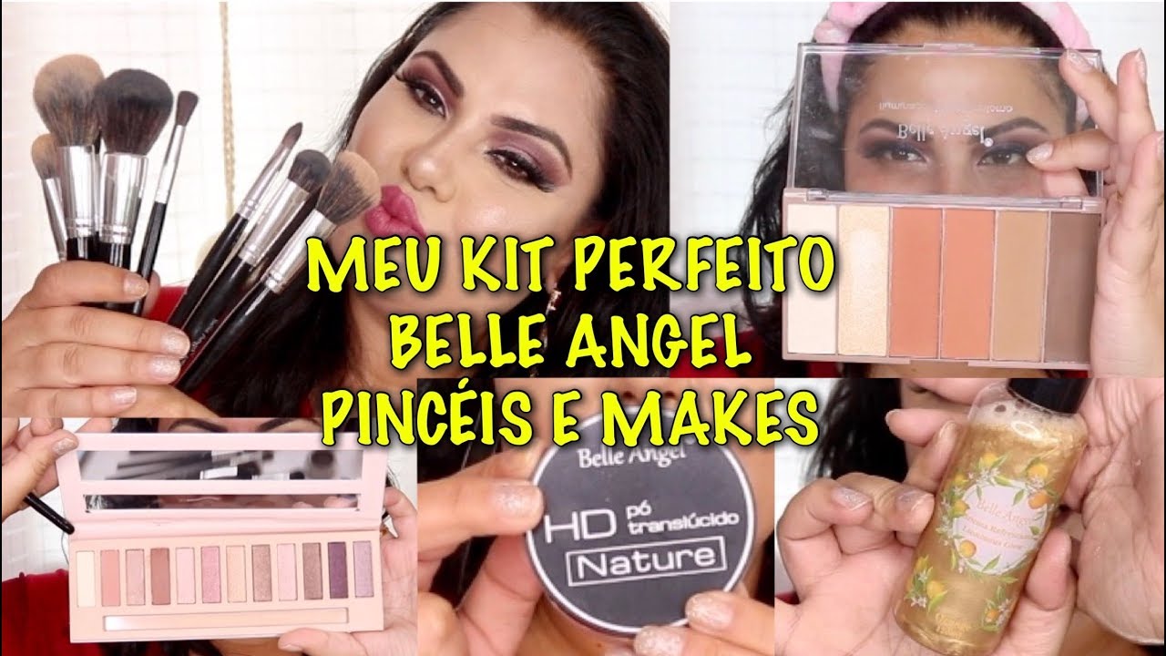 MEU KIT DE PINCÉIS E MAKES BARATINHAS FAVORITAS | BELLE ANGEL