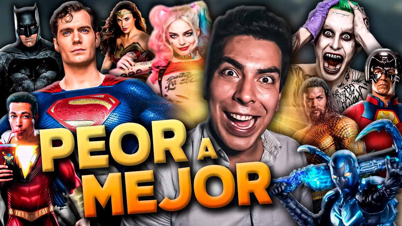 Las 16 PELICULAS del DCEU de PEOR a MEJOR