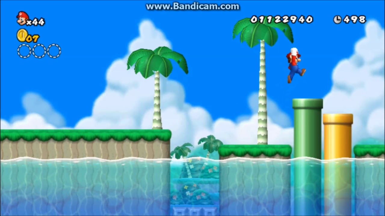 NSMBDS levels in NSMBW World 4