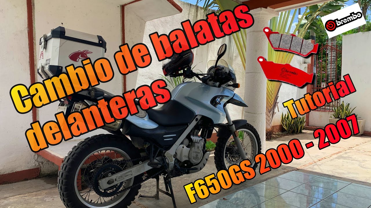 Cambio de balatas delanteras f650gs 2000 a 2007
