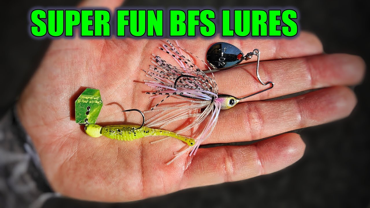 Super Fun BFS Fishing Lures - Z-Man Chatterbait Flashback Mini and Tiemco Cure Pop Spin