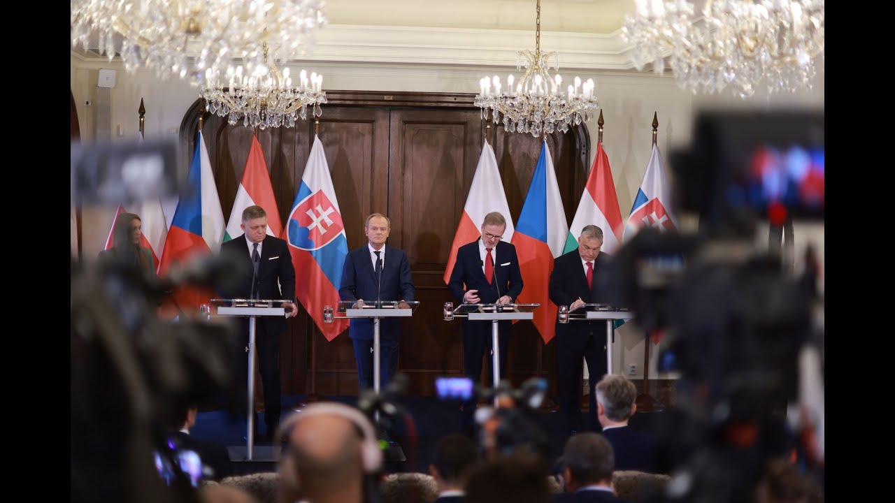 NA ŻYWO | Konferencja prasowa Premier&oacute;w grupy V4.