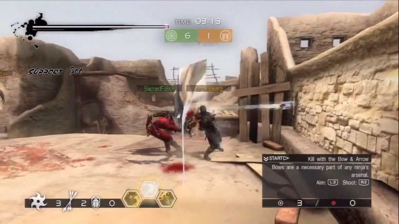 Ninja Gaiden 3 Razor's Edge: Clan Battle (Sickle & Chain Ball Exhibition)