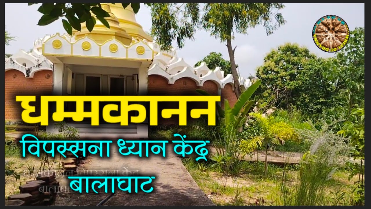 धम्मकानन विपस्सना केंद्र बालाघाट मध्यप्रदेश @wheelofdhamma 