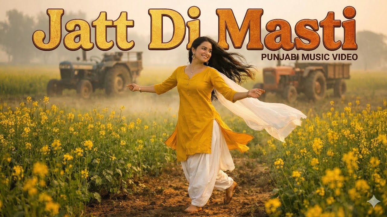 Jatt Di Masti| Punjabi Romantic Love Song | Soulful Melody| Mustard Fields × Tractor Vibes