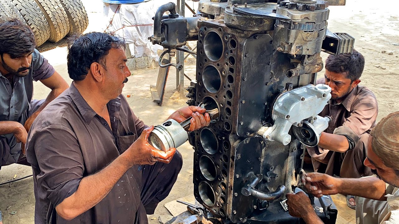 How To Restoration Truck Engine||Ud NISSAN CP12 TRUCK Engine Restoration| Completed process|
