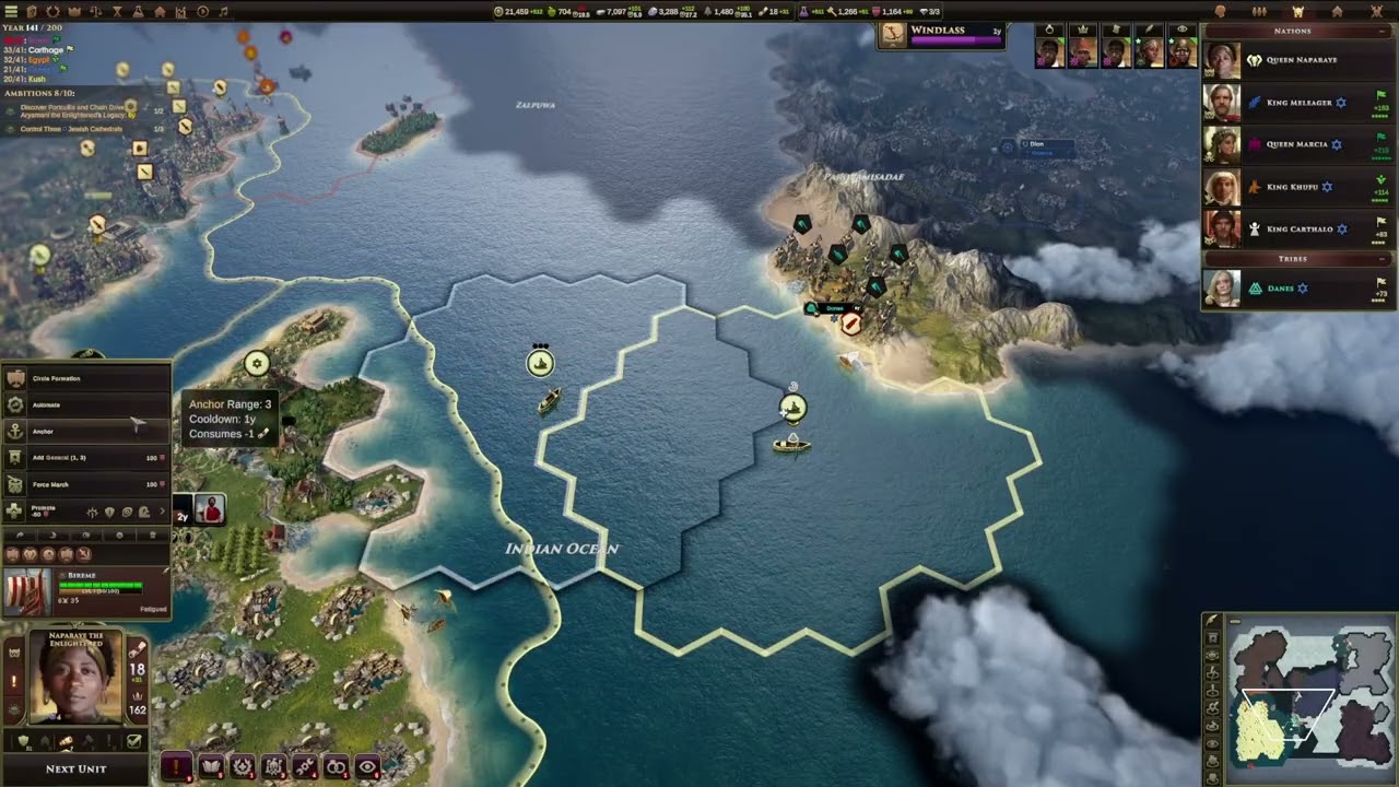Old World with the Devs - Random Nation and Leader, No Events or Undo part 5