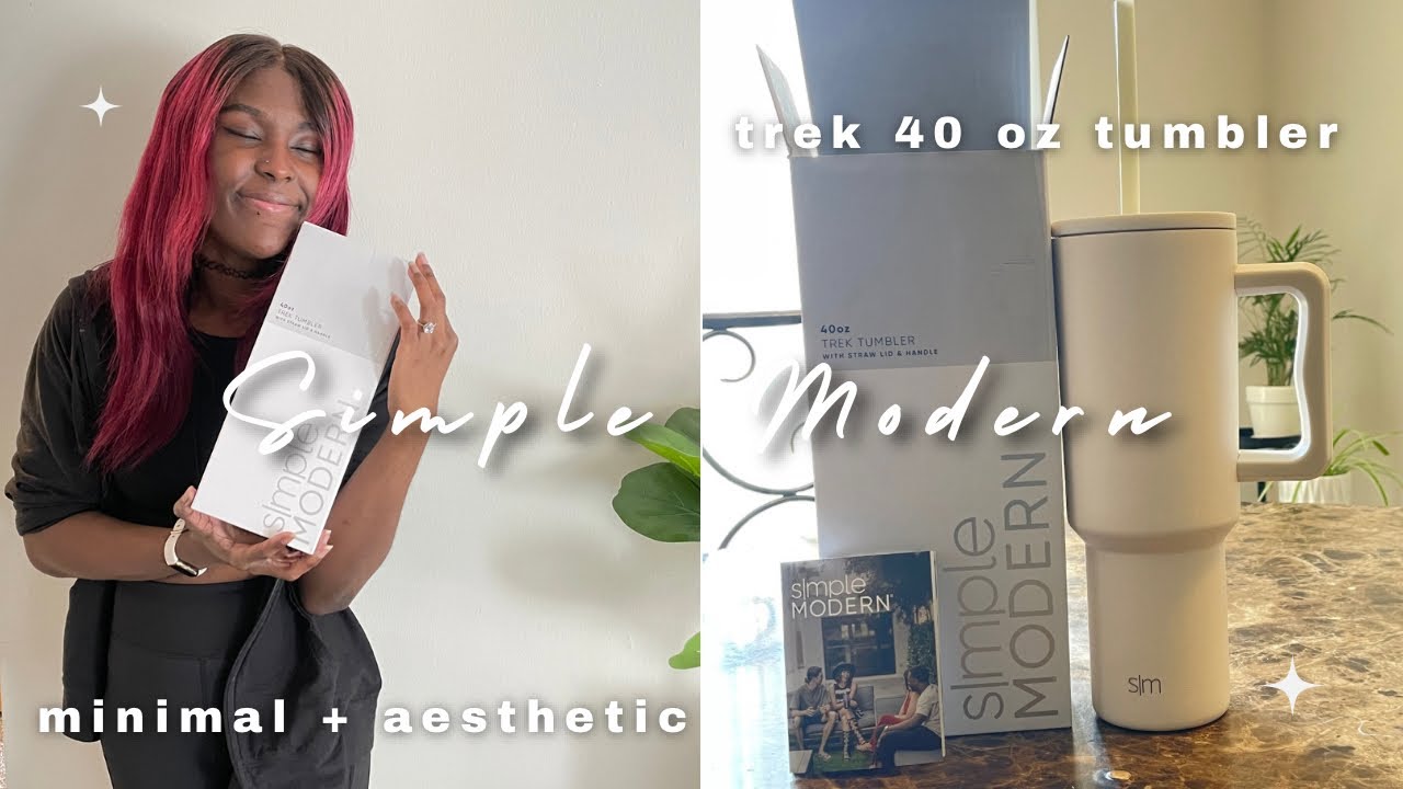 Unboxing the Viral Simple Modern 40 oz Trek Tumbler