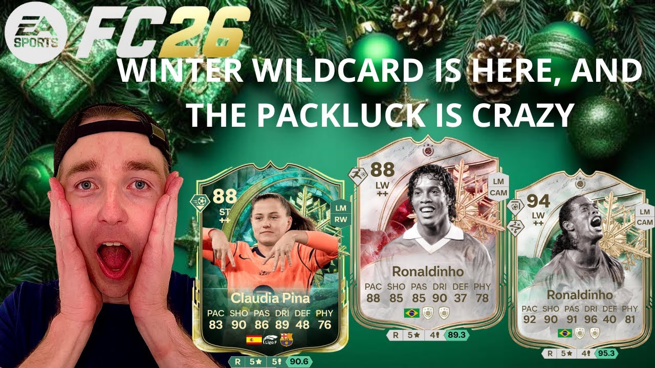 I Packed INSANE Winter Wildcard Claudia Pina 😱 + Ronaldinho SBC is HERE! | EA FC 26
