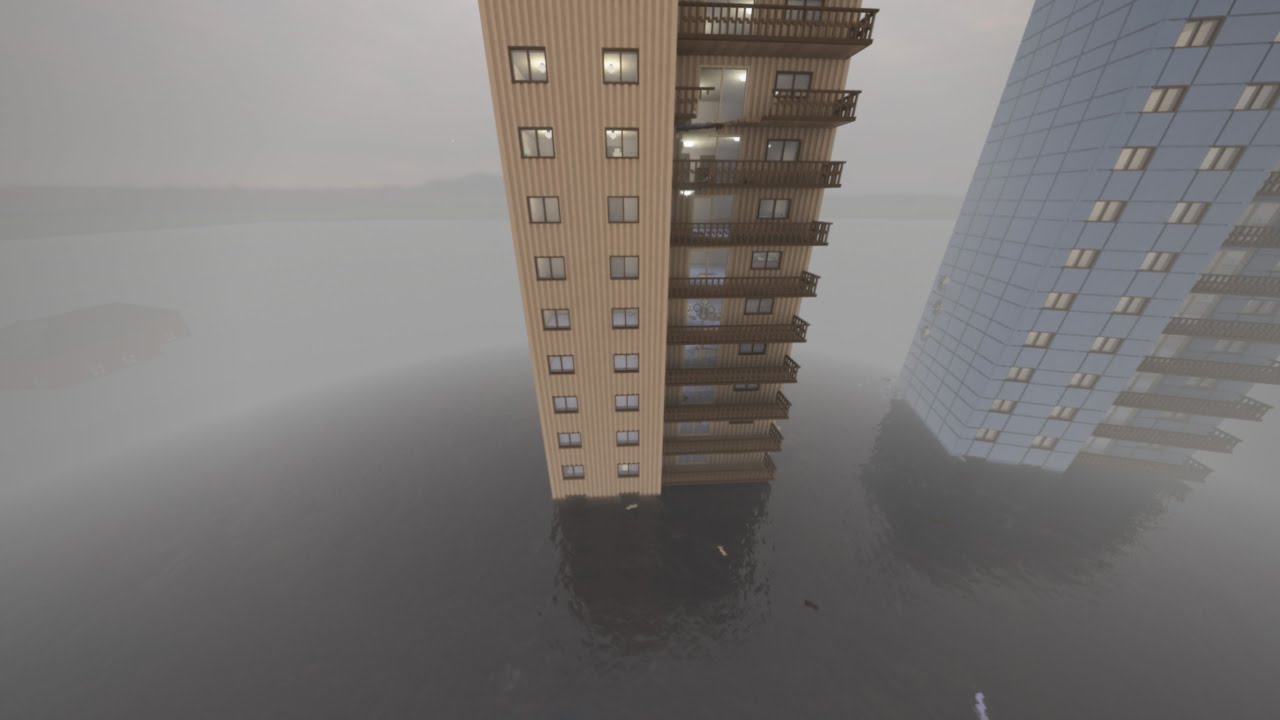 Fire vs realistic buildings! Teardown