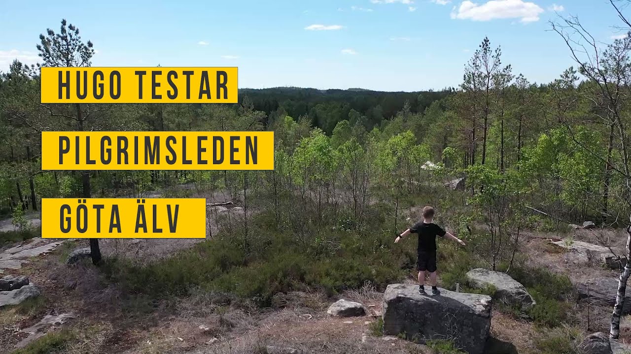 Hugo testar - Pilgrimsleden Göta Älv