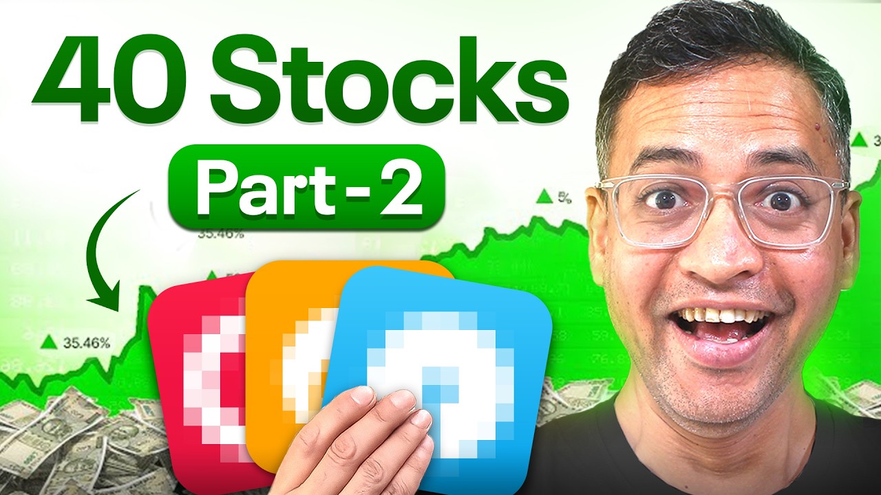 3 Megacap Stocks - 40 Stocks Series - Part 2 - Rahul Jain #stockmarketindia #stockmarket