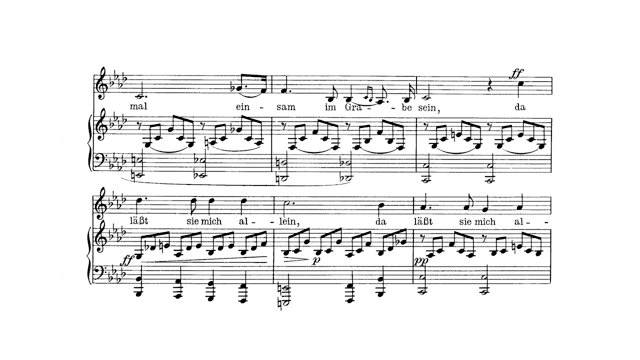 GESÄNGE DES HARFNERS 1(F. Schubert) 성악반주 Piano accompaniment