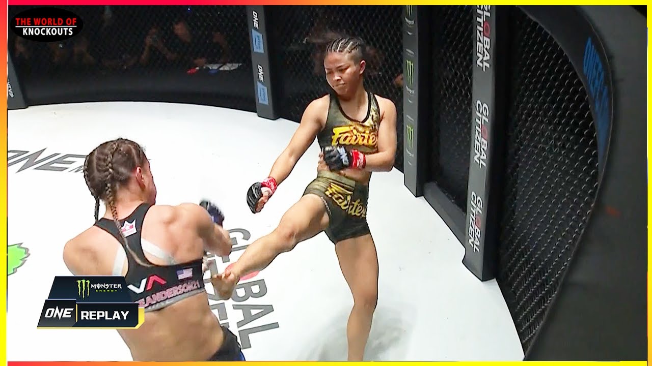 Stamp Fairtex (Thailand) vs Alyse Anderson (USA) - KNOCKOUT, MMA HD