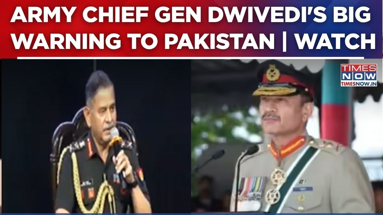 Army Chief Gen Dwivedi Issues Stern Warning To Pakistan Over Terror Support: &lsquo;Must Decide&hellip;&rsquo; | WATCH