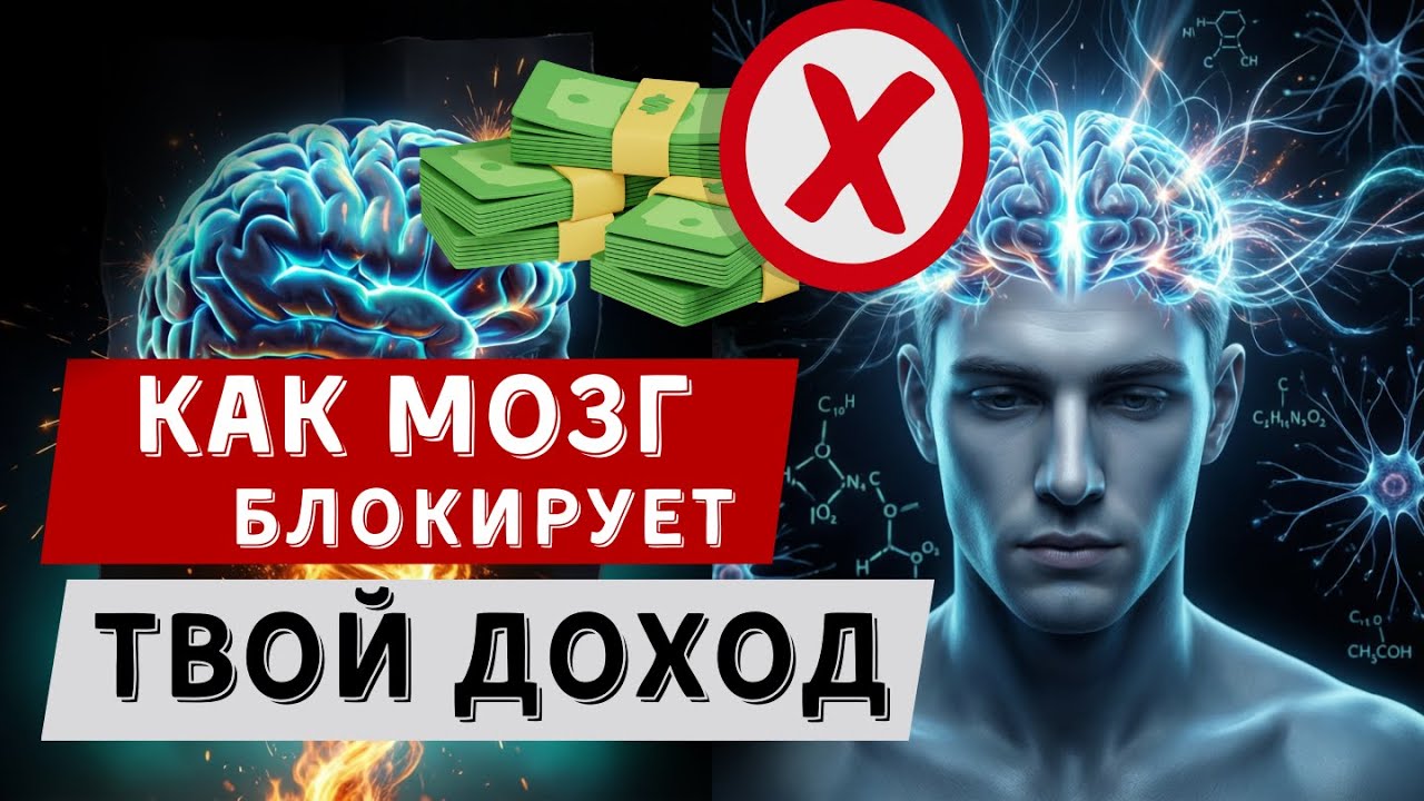 Как мозг блокирует наш доход и почему боимся больших денег? Почему мы саботируем успех и богатство?
