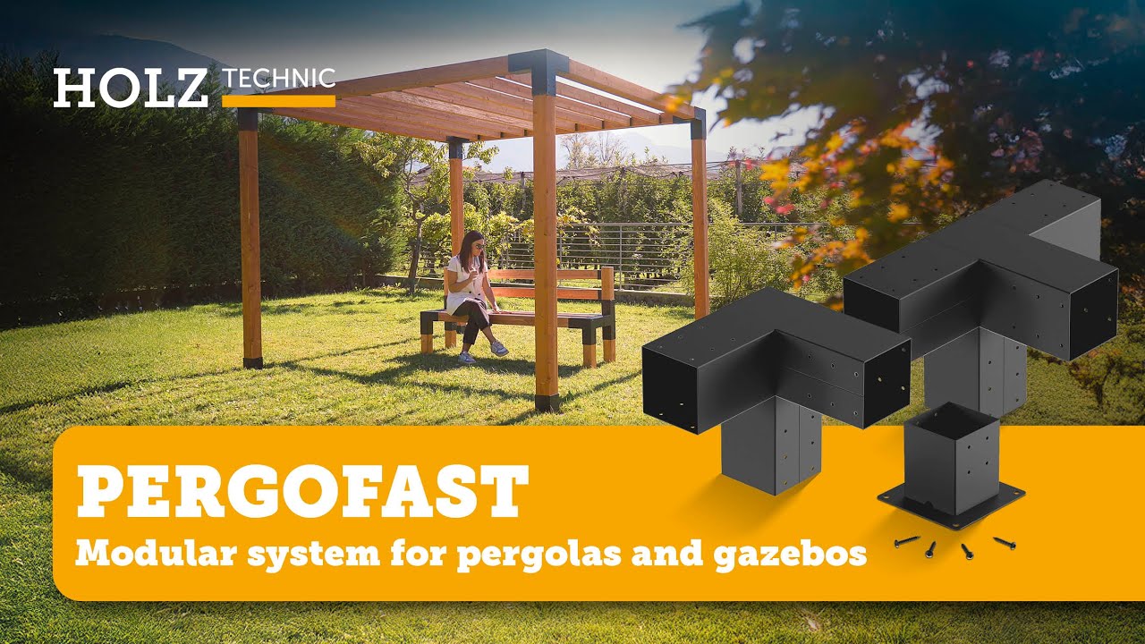 How to assemble a pergola or garden gazebo &ndash; PERGOFAST &ndash; Holz Technic