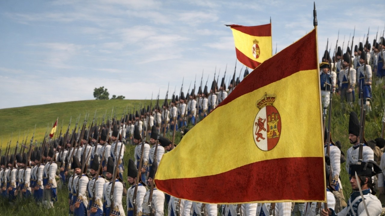 Inglaterra pisa suelo español — Defensa en el año 1800