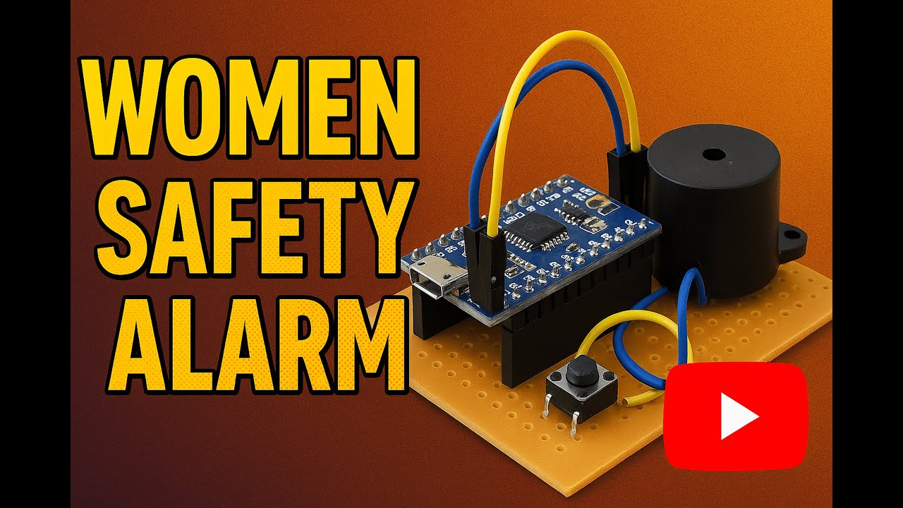 WOMEN SAFETY ALARM USING ARDUINO
