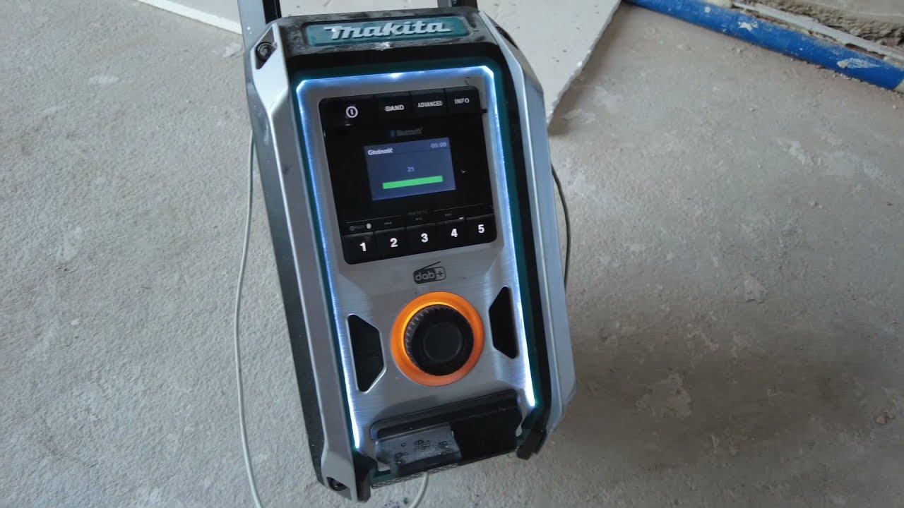 TEST MAKITA DMR 115 DAB+ - RADIO BUDOWLANE - BAUSTELLE RADIO MAKITA - DOBRE RADIO NA BUDOWĘ