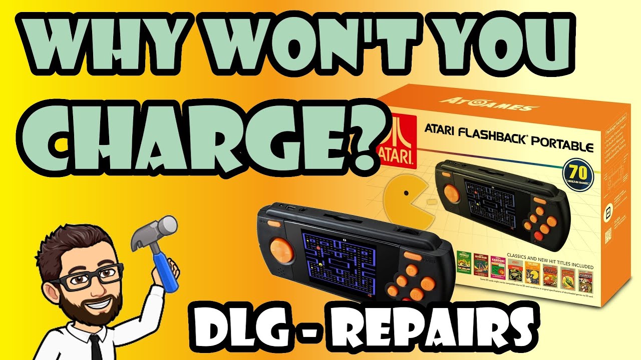 Atari Flashback, why won't you charge?  | DLG Repairs