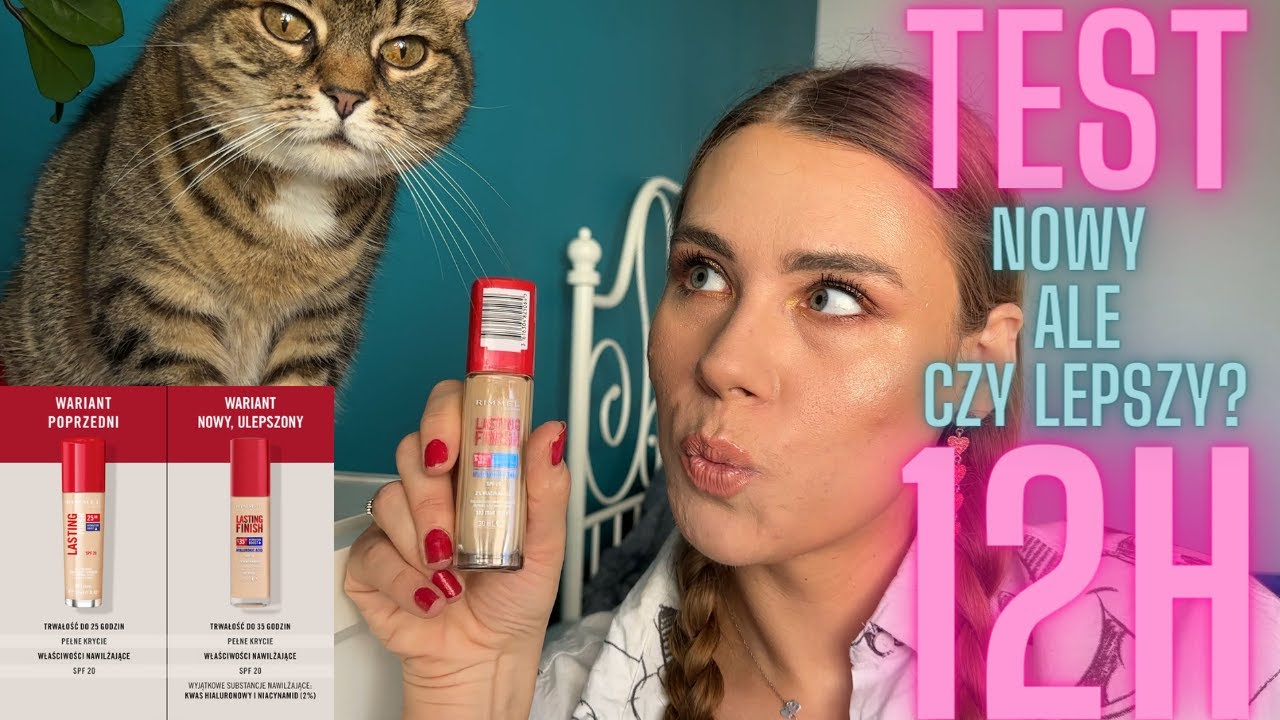 12H TEST: Podkładu RIMMEL LASTING FINISH 35H! -Ulepszona formuła, ale czy rzeczywiście ulepszona?