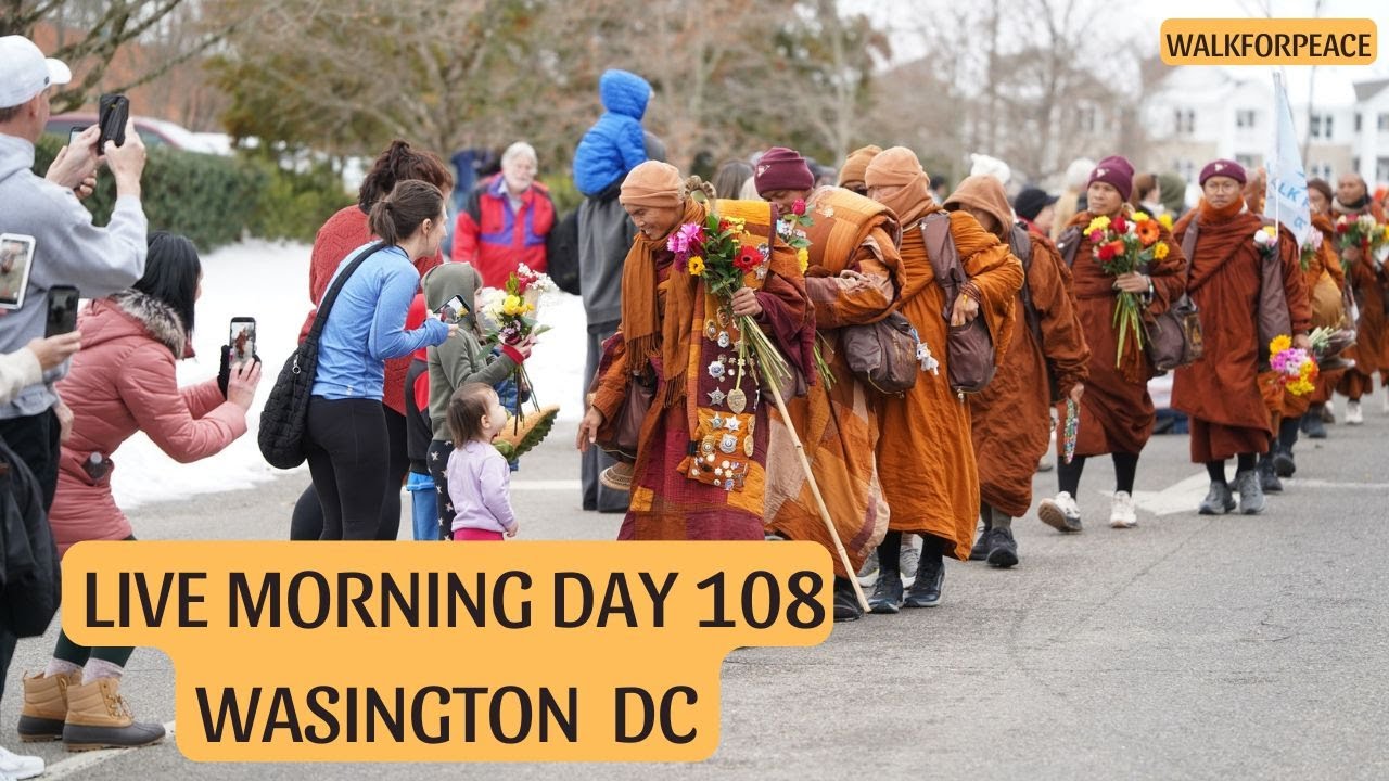 Livestream | Day 108: Entering Washington, DC – A Sacred Milestone on the Walk for Peace
