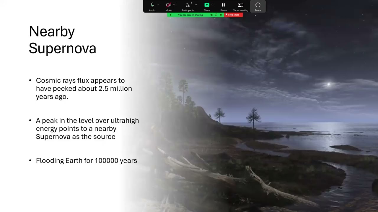 Did A Supernova Trigger a Burst of Evolution