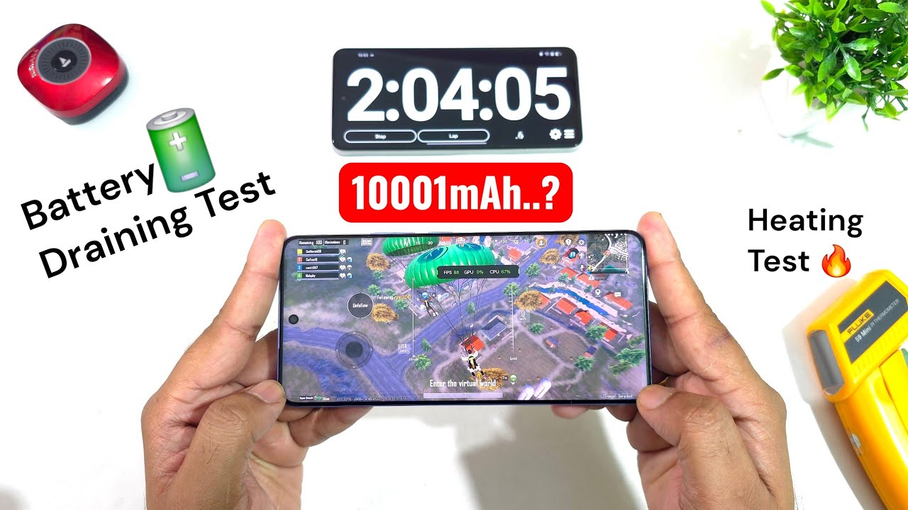 Тест разряда батареи Realme P4 Power 10001 мАч 🔥🔥🔥 #realmep4power