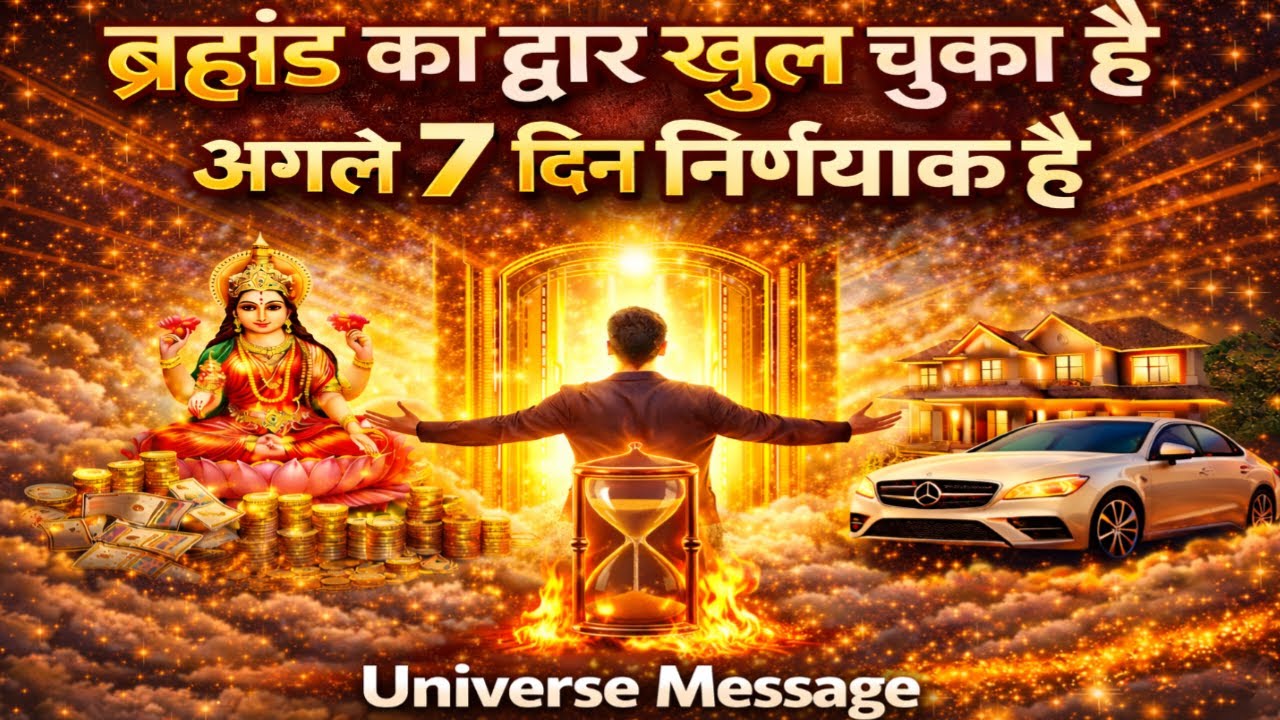 ✅17 January 2026 Ka Universe message अगले 7 दिन निर्णायक हैं | ब्रह्मांड अब फैसला लेने वाला है