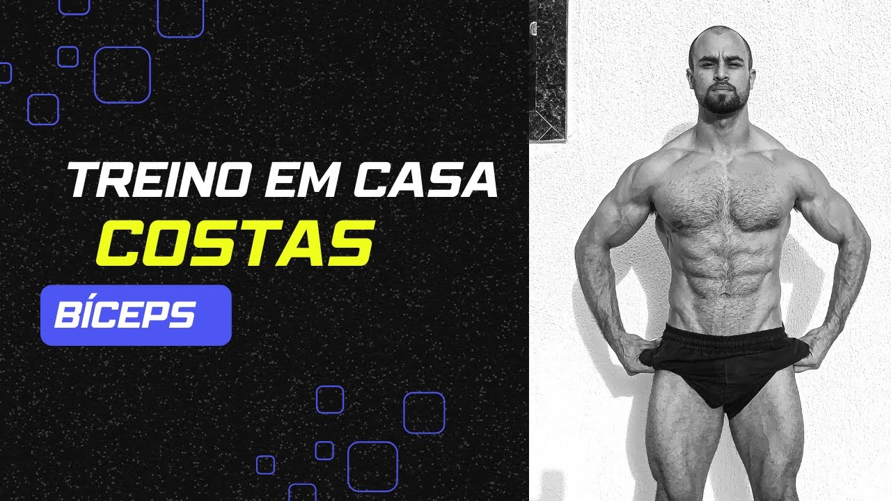 Treino em casa com SUPER BANDS - COSTAS E BÍCEPS
