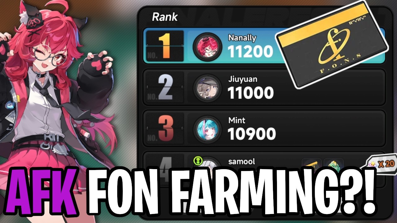 AFK Fon Farming & City Stamina Usage? Be Lazy Like Me! [Neverness To Everness]