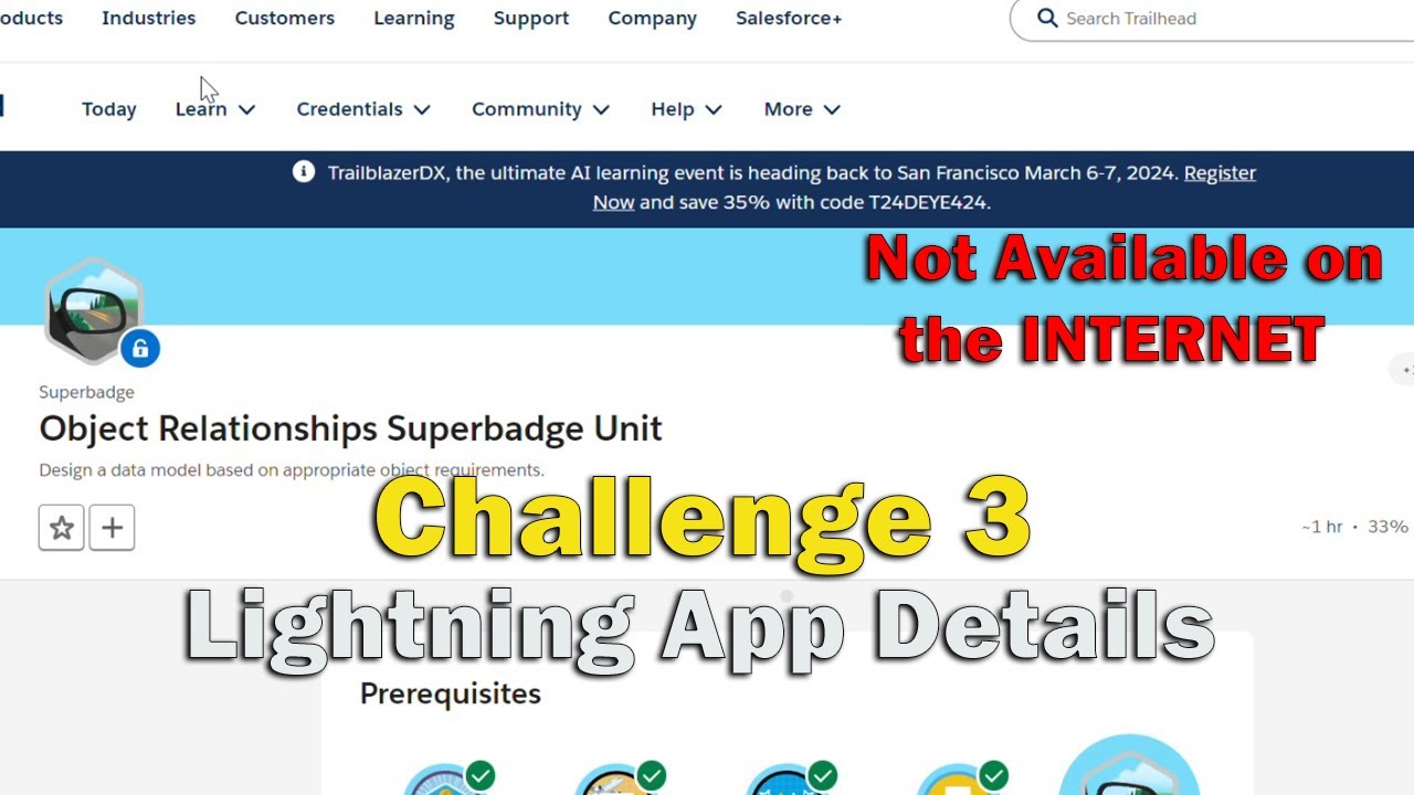 Object Relationships Superbadge Unit - Challenge 3 - Lightning App Details