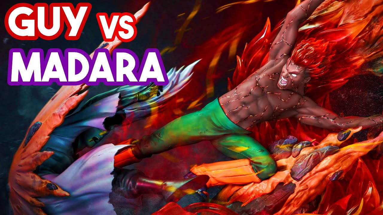 ЛУЧШЕЕ 1 🆚 1 Боевая статуя Гая против Мадары 🔥 l РАСПАКОВКА Наруто!!!