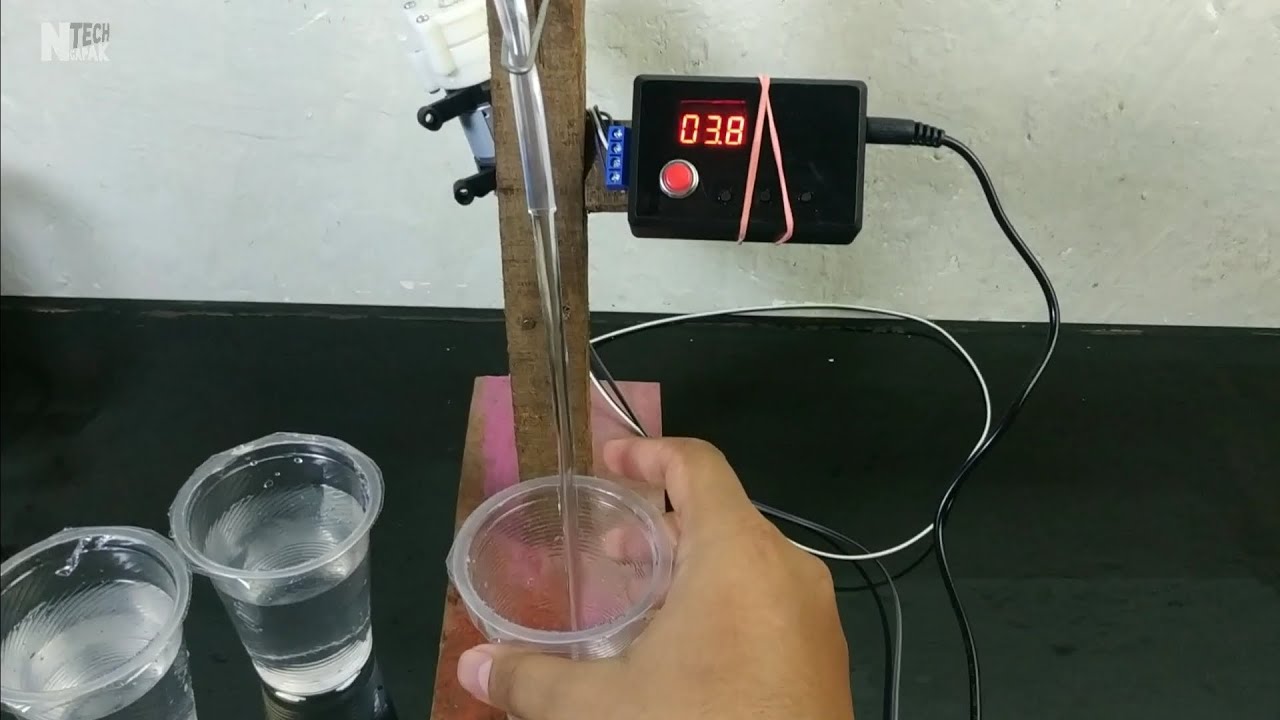 Filling mesin menggunakan timer 12V bisa untuk minyak, sabun cair , yoghurt