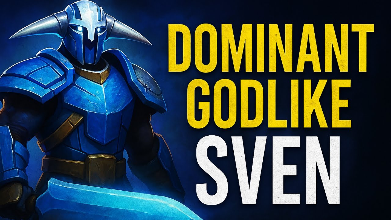 Sven Carry WRECKS Teams &ndash; Godlike Strength Build | Dota 2 Highlights