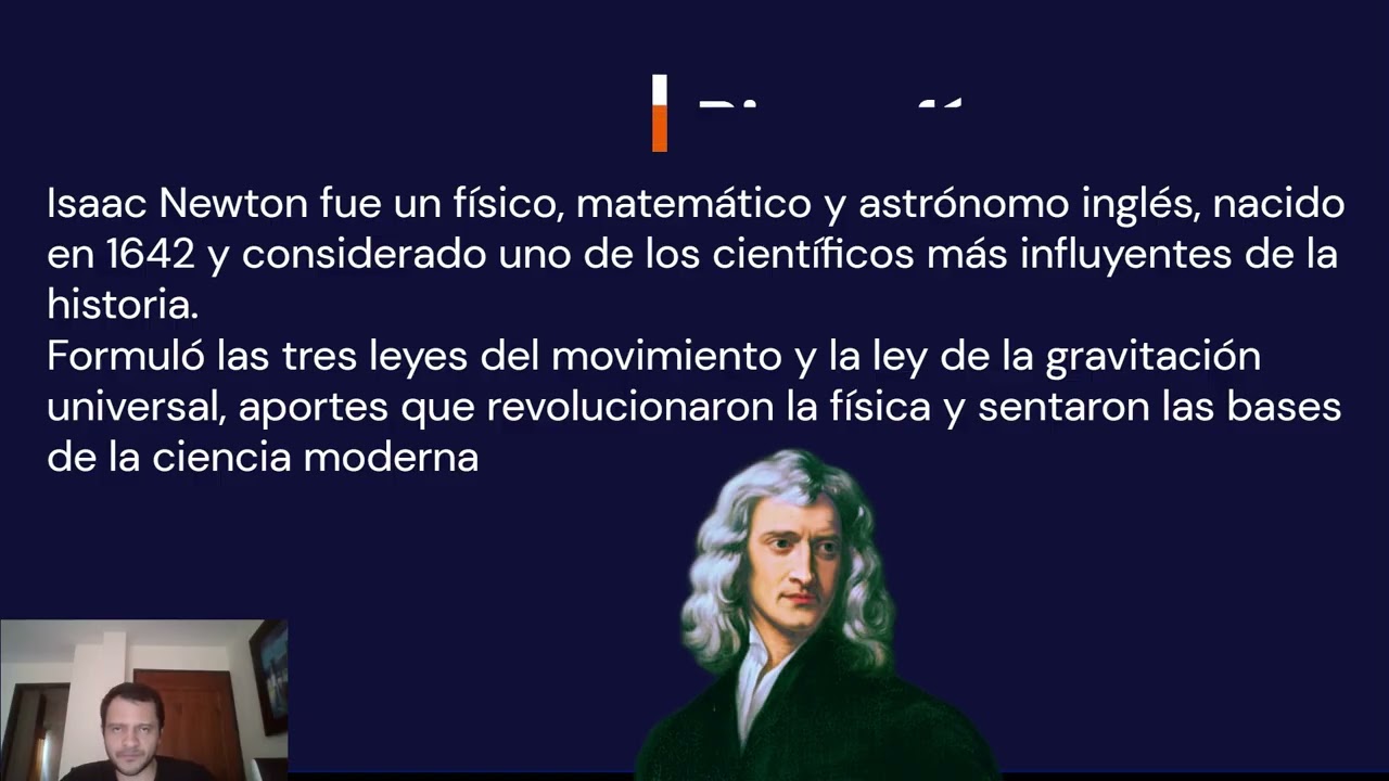 Isaac Newton y sus Tres Leyes del Movimiento | Video educativo SENAexposicion tres leyes newton