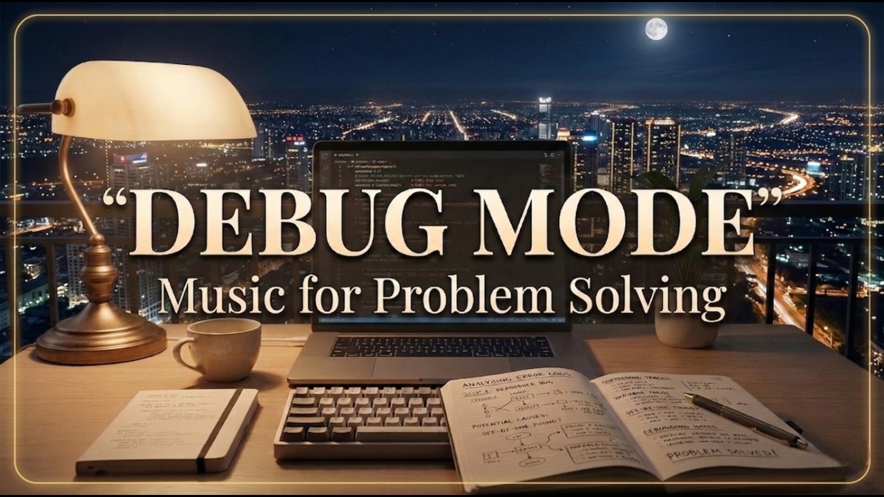 Debugging Ambient Music | Minimal Tech Drone for Night Coding, Deep Focus & Programming Flow