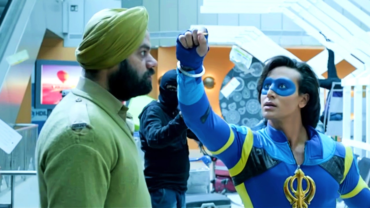 A Flying Jatt ने  पुलिस को गोली लगने से बचायी Tiger Shroff | Jacqueline Fernandez | Nathan Jones