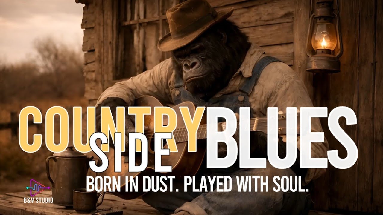 Countryside Blues |  Electric Guitar Instrumental Blues | Born in dust, Played with soul | Gorilla