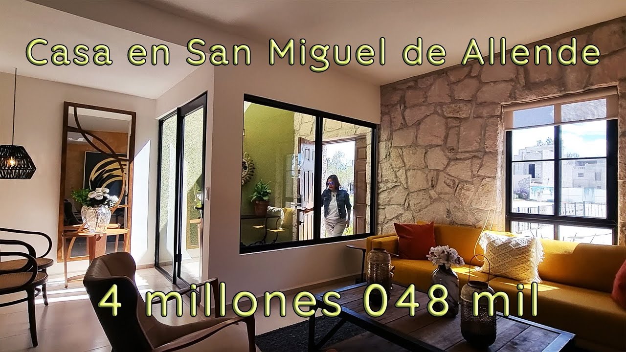 Linda casa en venta en San Miguel de Allende, 4 millones 048 mil pesos