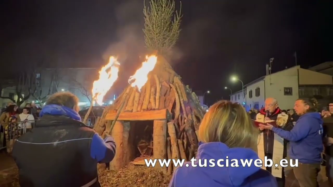 Viterbo - Il focarone della Quercia
