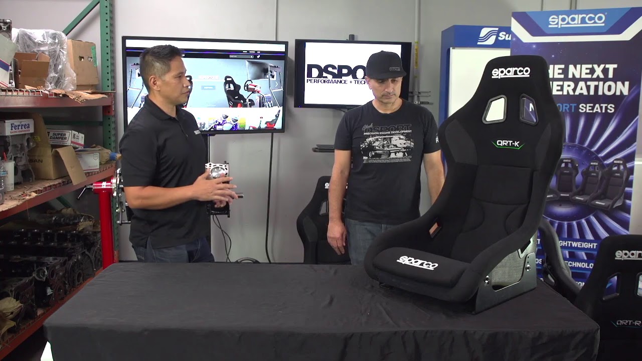 SPARCO QRT Seat Technology Up to 30% Lighter