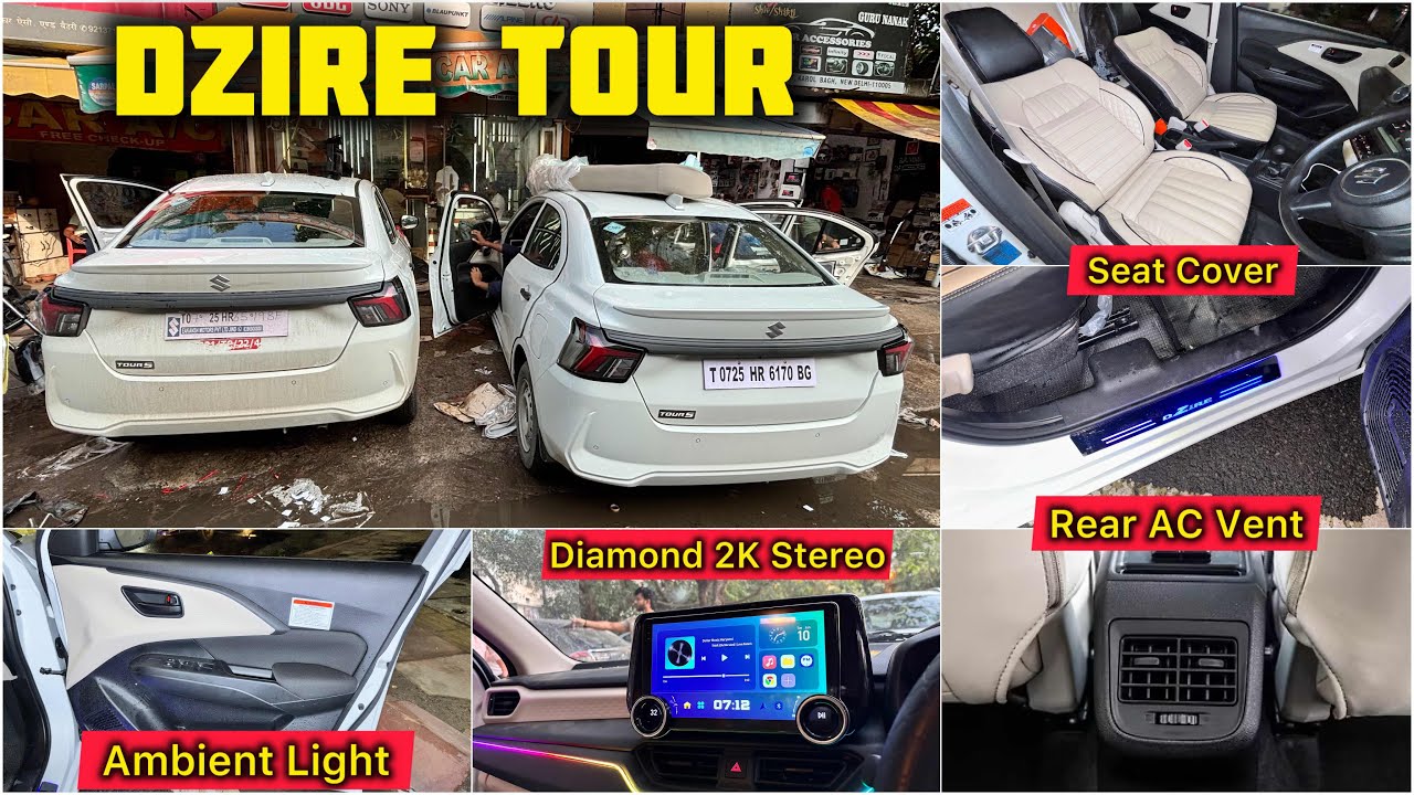 Dzire Tour Modification With Price ✅ 2025 Dzire Tour Base to Top Modified With Price ✅