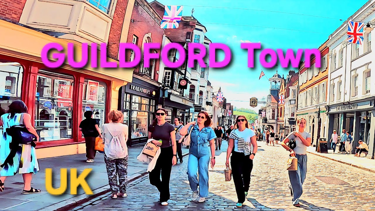 # Walking Tour Guildford Town Centre # England